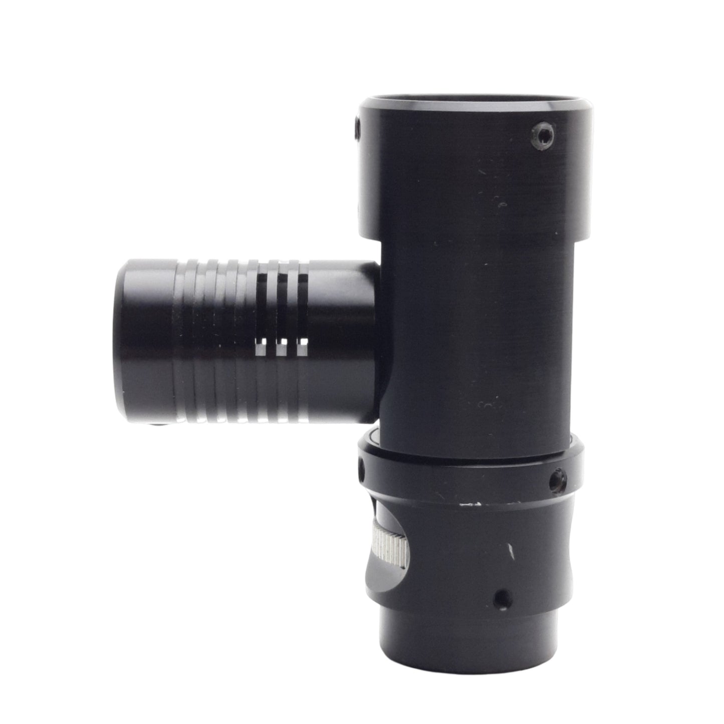 Used Qioptic 296084-310 Coaxial Illumination Dual Focus Objective For Optem Zoom 70XL
