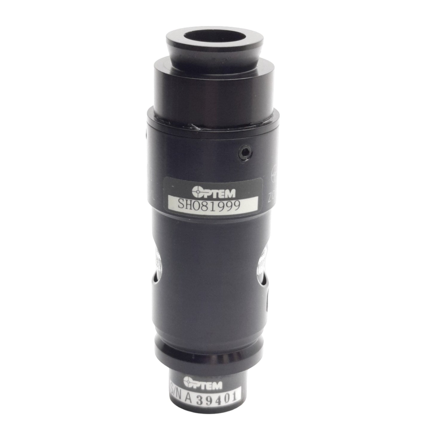 Used Qioptiq SH081999 Optem Zoom 70XL Micro Inspection Zoom Lens, 0.75X to 5.25X Mag.