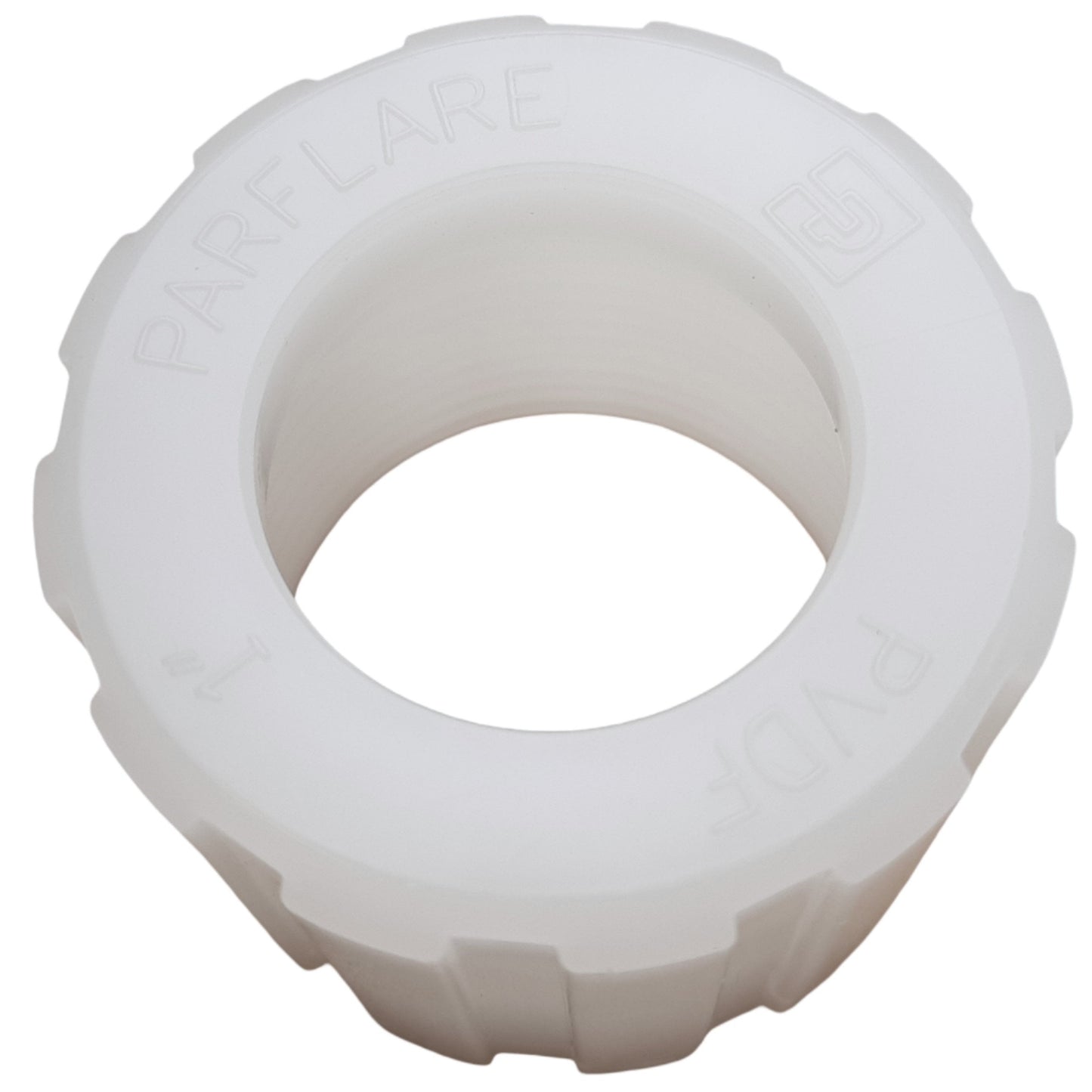 Used Lot of 2 Parker 1213-0016 Parflare PVDF Fitting Nut, Tube Size 1", 125 PSIG Max