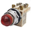 Used Square D 9001KM1 Illuminated Momentary Push Button 30mm, Color Red, 110/120VAC