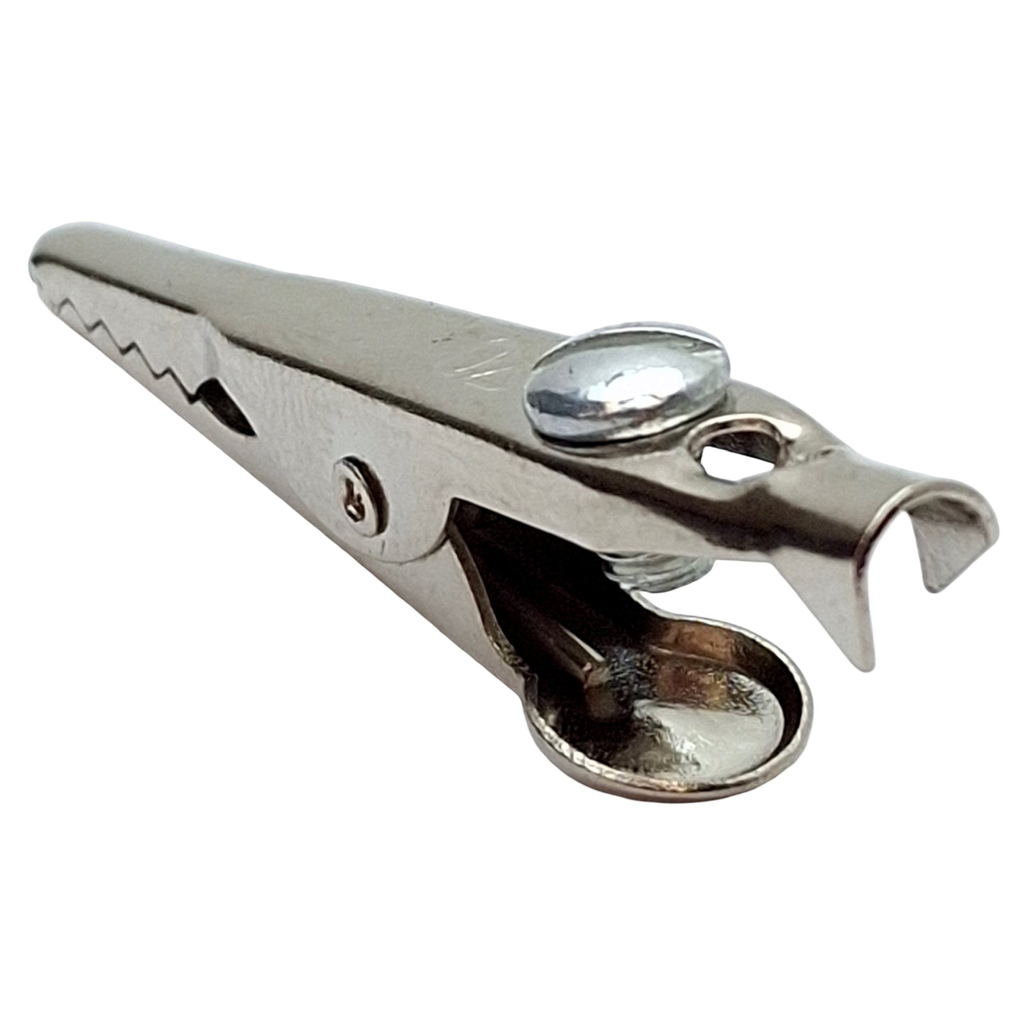 New Lot of 50 Mueller BU-70S Nickel-Plated Steel Alligator Clip, Crimp, 5A, 16AWG