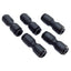 Used Lot of 5 Parker 3106 53 04 Unequal Union Fitting, ø1/8in to ø5/32in ID, 290psi
