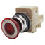 Used Square D 9001KM32 Illuminated Push/Pull Button ø30mm, 12VAC/14VDC, Red, 1NC+1NO