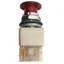 Used Square D 9001KM32 Illuminated Push/Pull Button ø30mm, 12VAC/14VDC, Red, 1NC+1NO