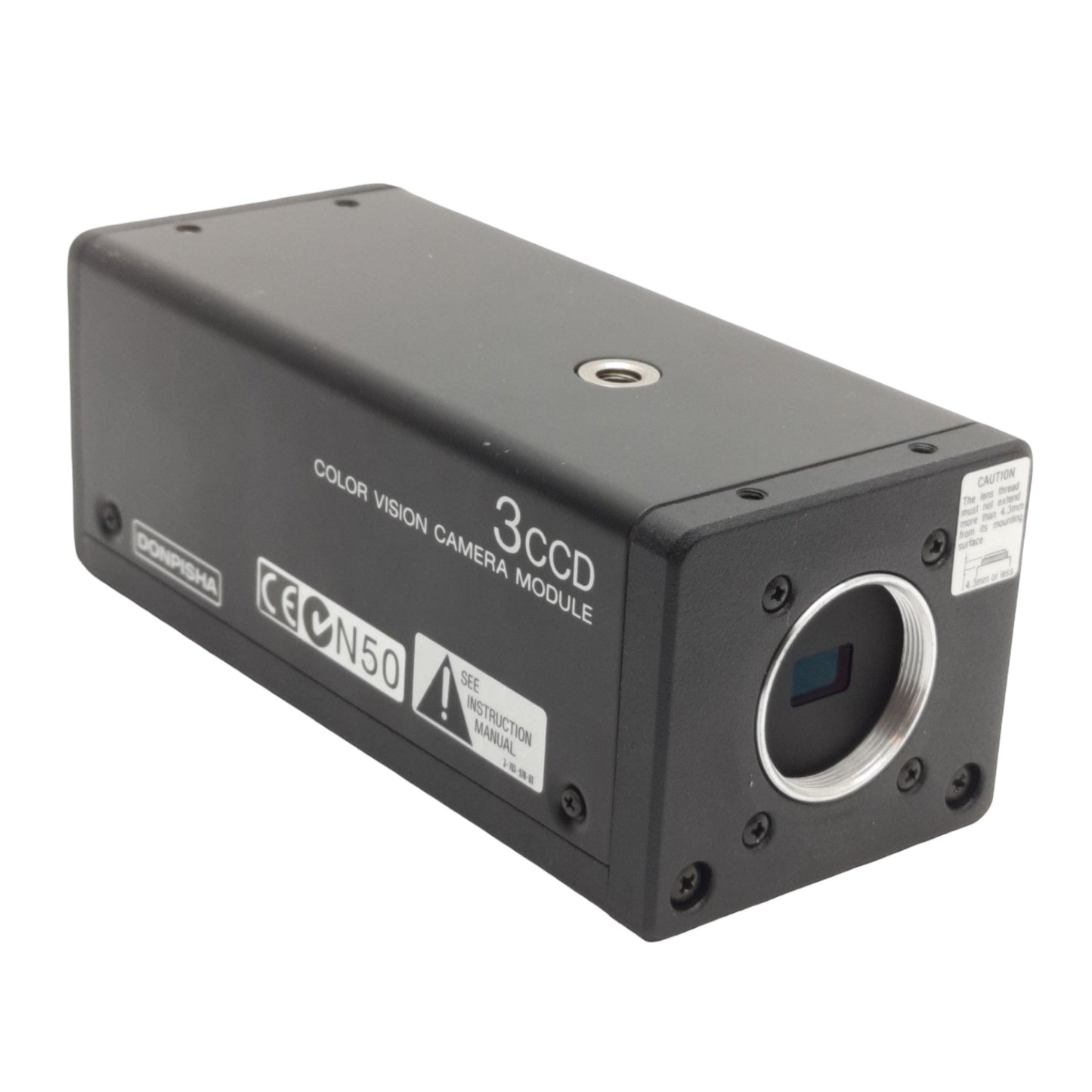 Used Sony XC-003 Color Camera, 1/3" CCD, 768H x 494V, NTSC, 12VDC, C-Mount