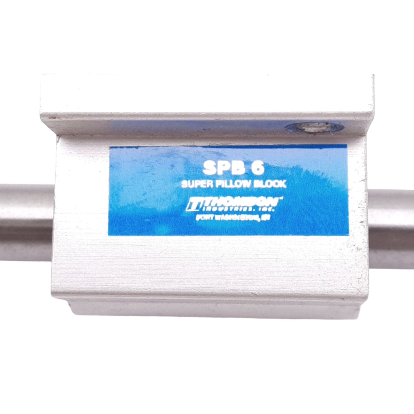 Used Thomson Linear SPB6 Super Pillow Block Assembly, ø3/8in Bore, 16-1/2in Rod