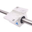 Used Thomson Linear SPB6 Super Pillow Block Assembly, ø3/8in Bore, 16-1/2in Rod