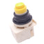 Used Square D 9001KM38LY Yellow Illuminated Pushbutton, 30mm, 120VAC/DC, 600V 10A Max