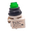 Used Square D 9001KM38LG Green Illuminated Push Button Switch, ø30mm, 120VAC/DC