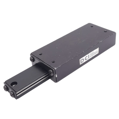 Used DCI Ball Bearing Linear Slide, 3in Travel, 4in x 1-3/4in x 3/4in, #6-32 Thread