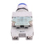 Used IDEC ALW212620D-B Blue Illuminated Pushbutton, 22mm, 2NO, 600V 10A, *No Bulb