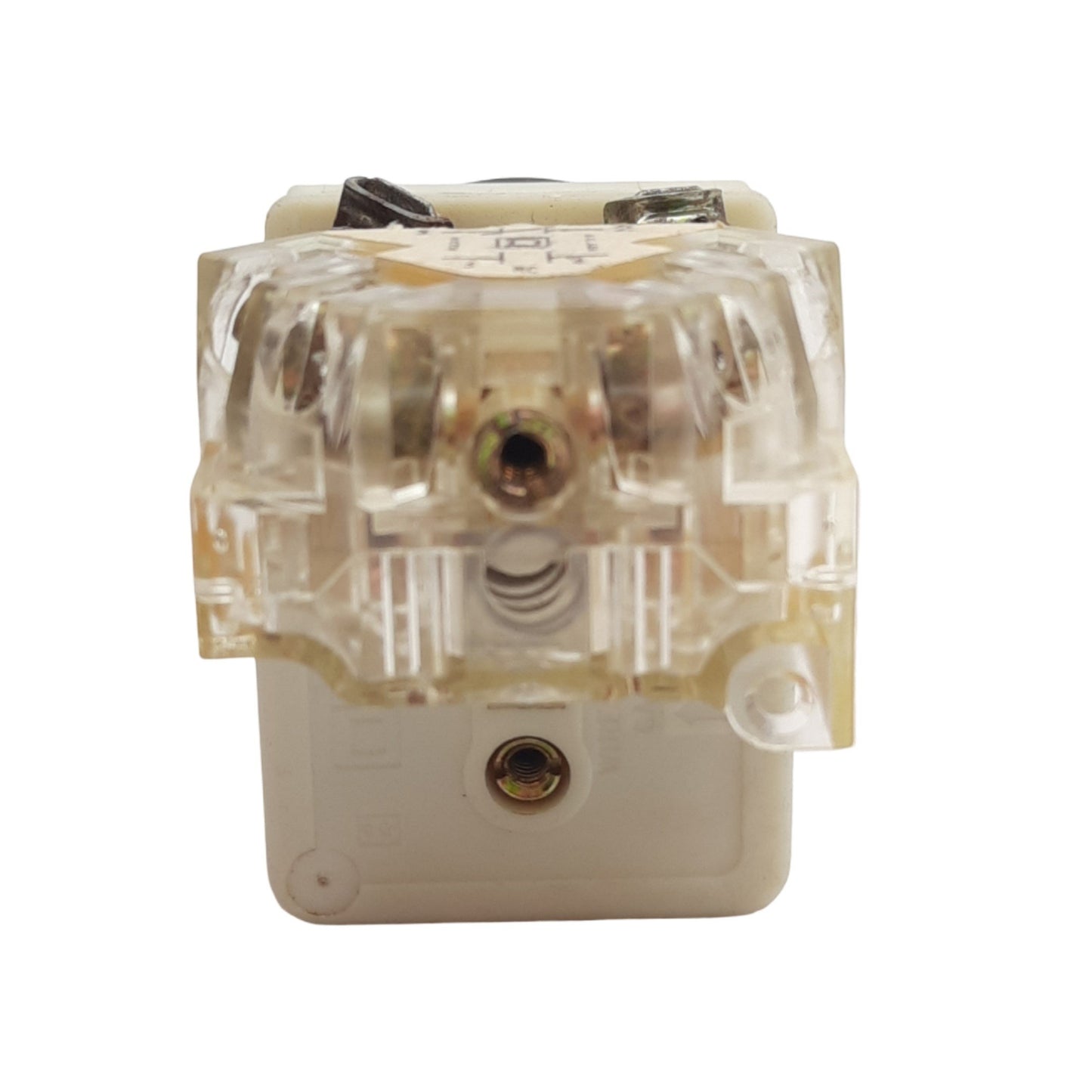 Used Square D 9001KM38LG Illuminated Momentary Push Button ø30mm, 120VAC/DC, 1NC+1NO