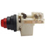 Used Square D 9001KM38LG Illuminated Momentary Push Button ø30mm, 120VAC/DC, 1NC+1NO