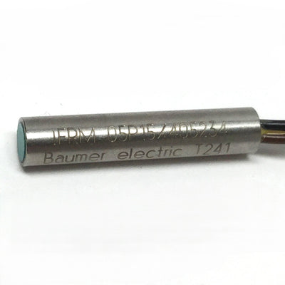 Used Baumer IFRM 05P15/405234 Inductive Proximity Sensor Switch Ø5mm PNP-NO 1mm Range