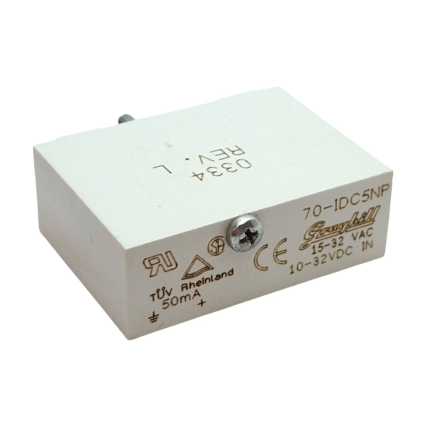Used Lot of 3 Grayhill 70-IDC5NP AC/DC Input Module, 15-32VAC/10-32VDC IN, 5VDC Logic
