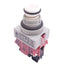 Used IDEC AVLW49902D-R-24V Push/Twist E-Stop, 22mm, 2NC, 24V Red LED, *No Lens/Button