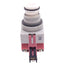 Used IDEC AVLW49902D-R-24V Push/Twist E-Stop, 22mm, 2NC, 24V Red LED, *No Lens/Button