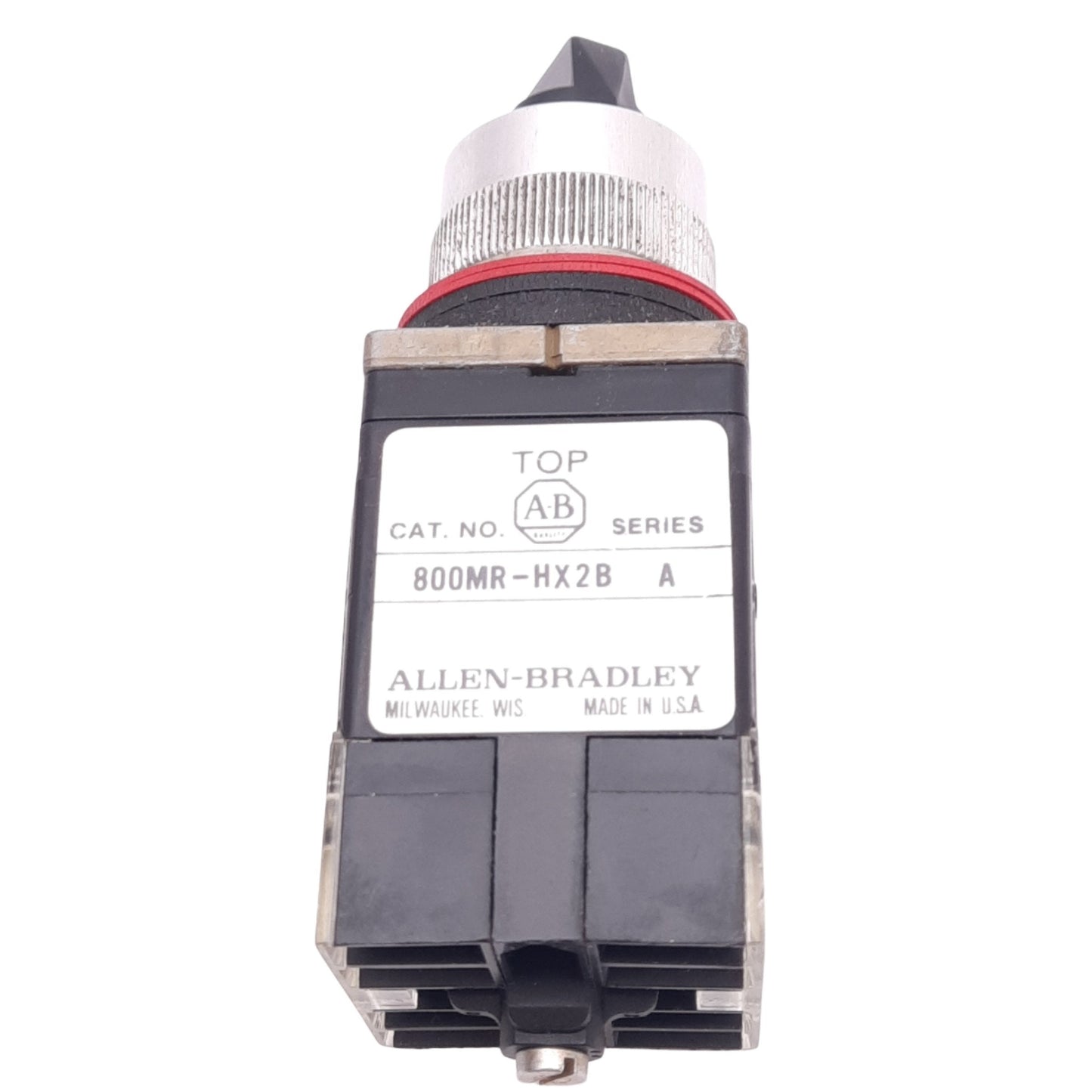 Used Allen Bradley 800MR-HX2B Maintained Selector Switch, ø22mm, 2NC 2NO, 300V Max