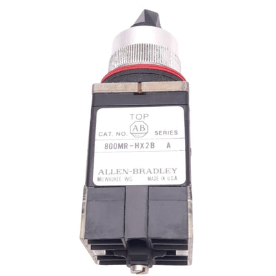 Used Allen Bradley 800MR-HX2B Maintained Selector Switch, ø22mm, 2NC 2NO, 300V Max