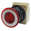 Used Square D 9001KM1 Red Illuminated Push/Pull Button ø30mm, 110-120VAC Lamp