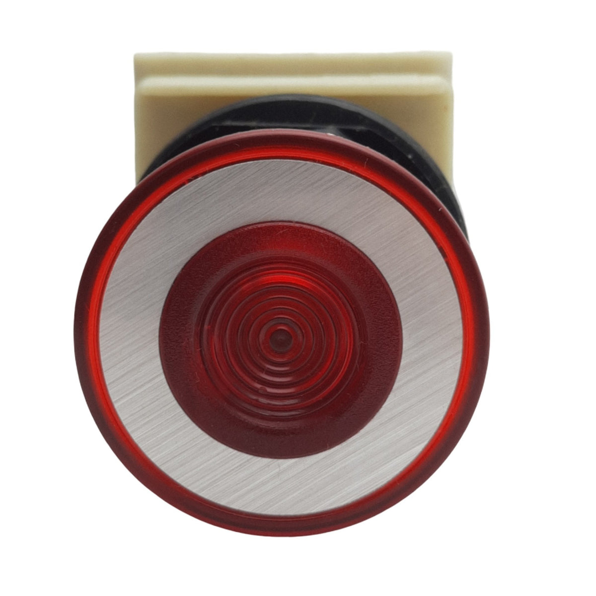 Used Square D 9001KM1 Red Illuminated Push/Pull Button ø30mm, 110-120VAC Lamp