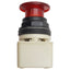 Used Square D 9001KM1 Red Illuminated Push/Pull Button ø30mm, 110-120VAC Lamp