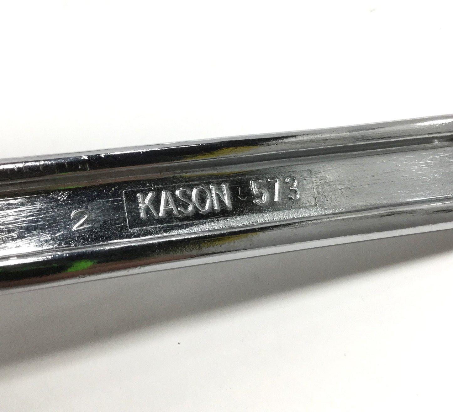 Used Lot of 6 Kason 573 Offset Drawer Pull Handle, Polished Chrome, 5-7/8" x 1-11/16"
