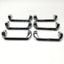 Used Lot of 6 Kason 573 Offset Drawer Pull Handle, Polished Chrome, 5-7/8" x 1-11/16"