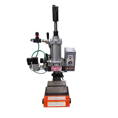 Used Dayton 4NHW5 Pneumatic Press 445lbs, 7" Swing, 0-3" Stroke, 135PSI, 120VAC