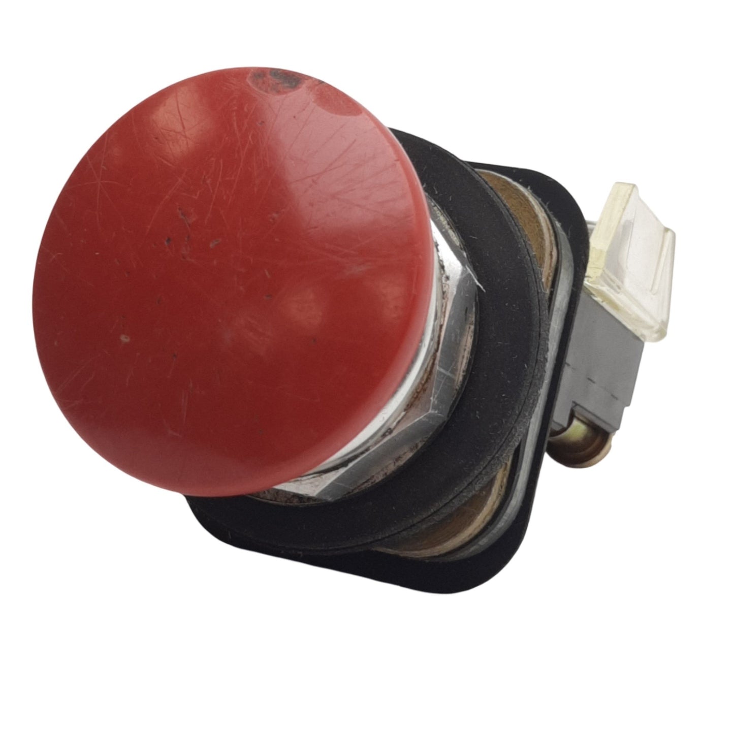 Used Allen Bradley 800T-D6A Red Momentary Push Button ø30mm, 1NO+1NC, 600VAC Max