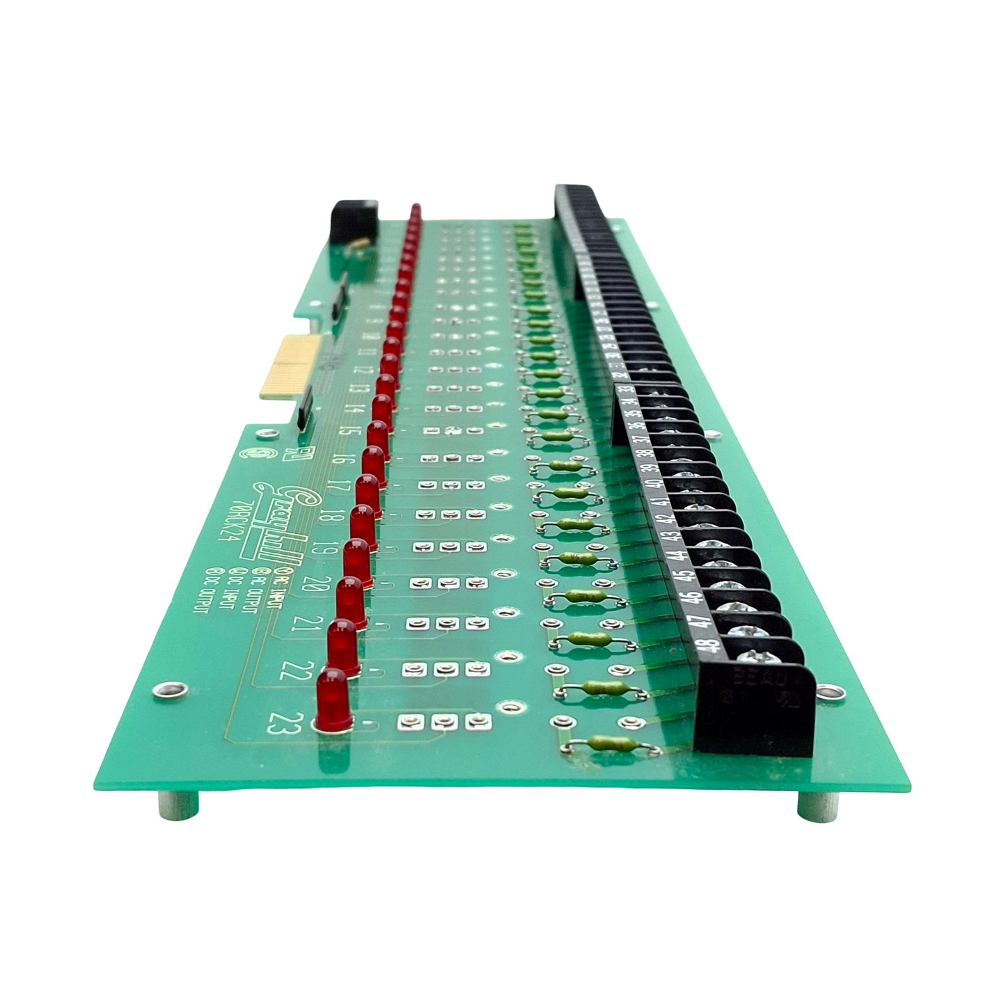 Used Grayhill 70RCK24 Relay I/O Module Rack Board, 24-Channel, 50-Pin Edge Card