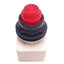 Used Square D 9001KM38LR Red Illuminated Push Button Switch, ø30mm, 120V, *No Bulb