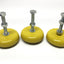 Used Lot of 3 Effbe LM 1-11 Anti-Vibration Machine Support Leveling Foot Mounts Ø80mm
