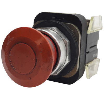 Used Allen-Bradley 800T-FX6A1 Red 2-Position Push/Pull Button ø30mm, 1NCLB+1NO