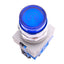 New IDEC ALW29910D-S-24V Blue Illuminated Pushbutton, 22mm, 1NO, 600V 10A Max
