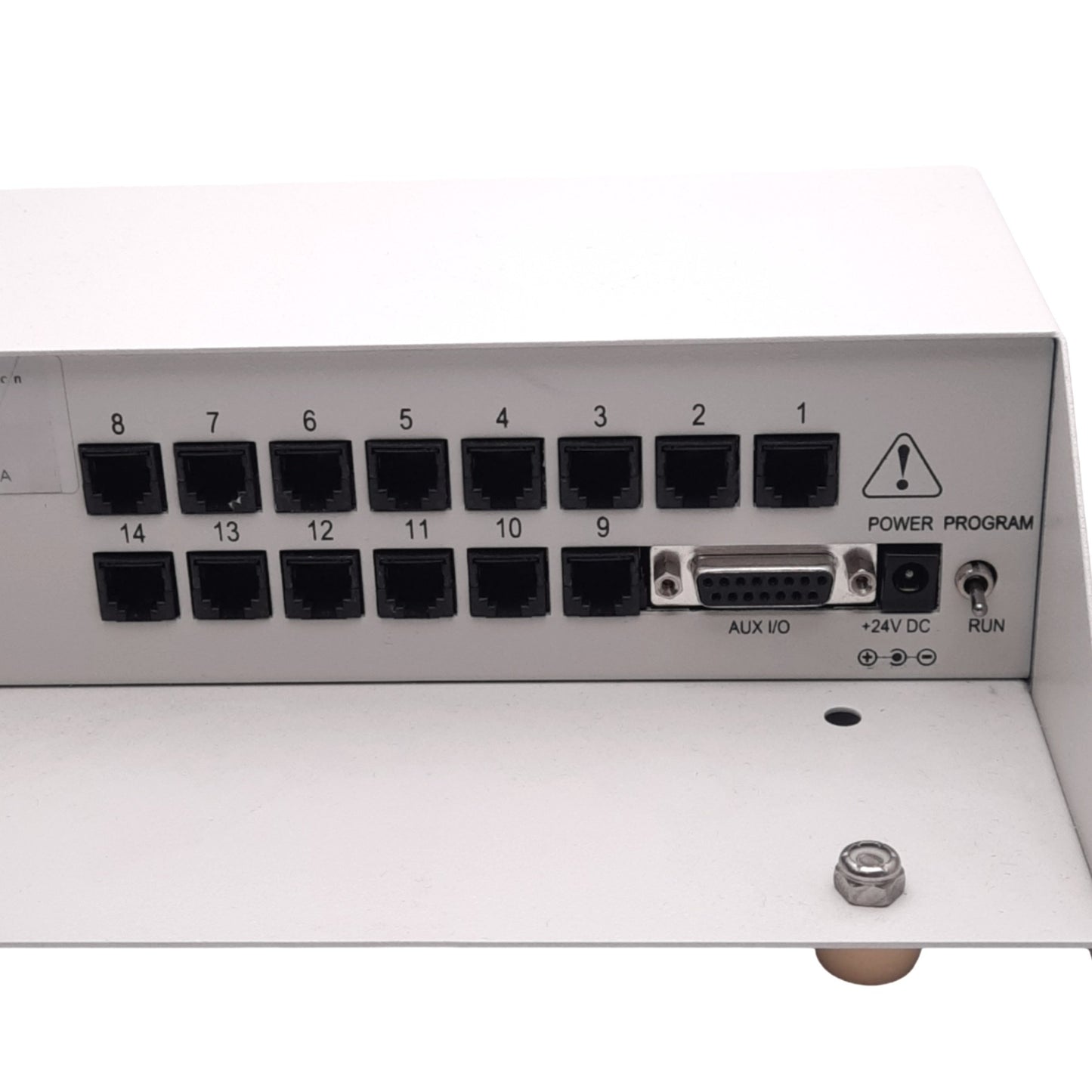 Used Hanson Research 81-500-400 COM Switch Network Link, 14-Port RJ11, RJ45, 24VDC