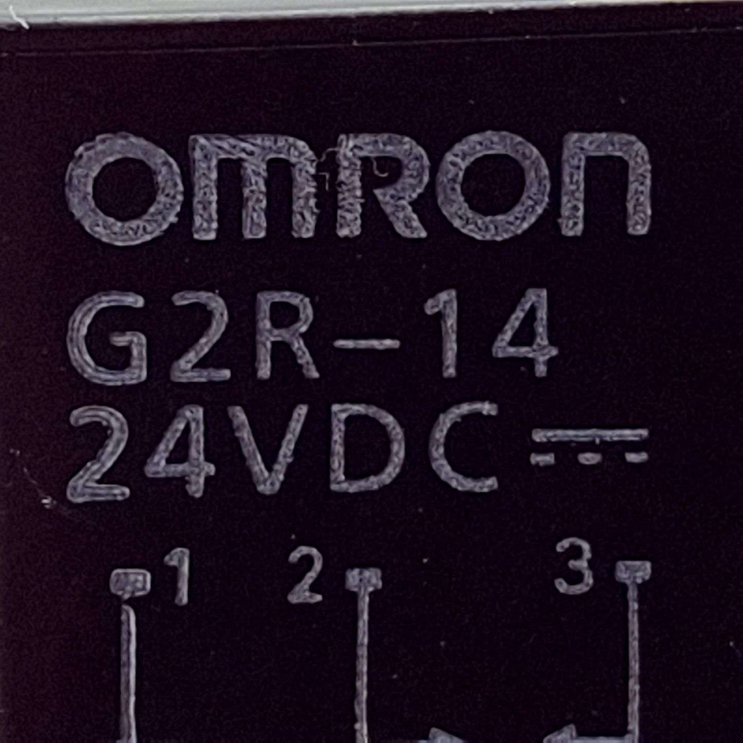 Used Lot of 6 Omron G2R-14-DC24 Power Relay, SPDT-NO/NC, 10A 250VAC/30VDC, 24VDC Coil