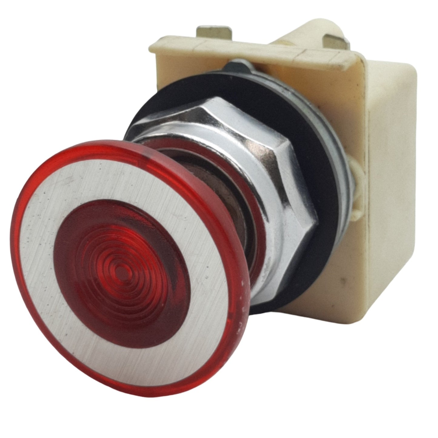 Used Square D 9001KM32 Illuminated Push/Pull Button ø30mm, 12VAC/14VDC *No Contact*