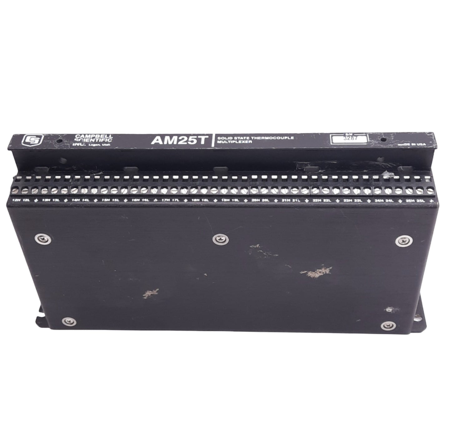 Used Campbell Scientific AM25T Solid-State Thermocouple Multiplexer, 25-Channel, 12V