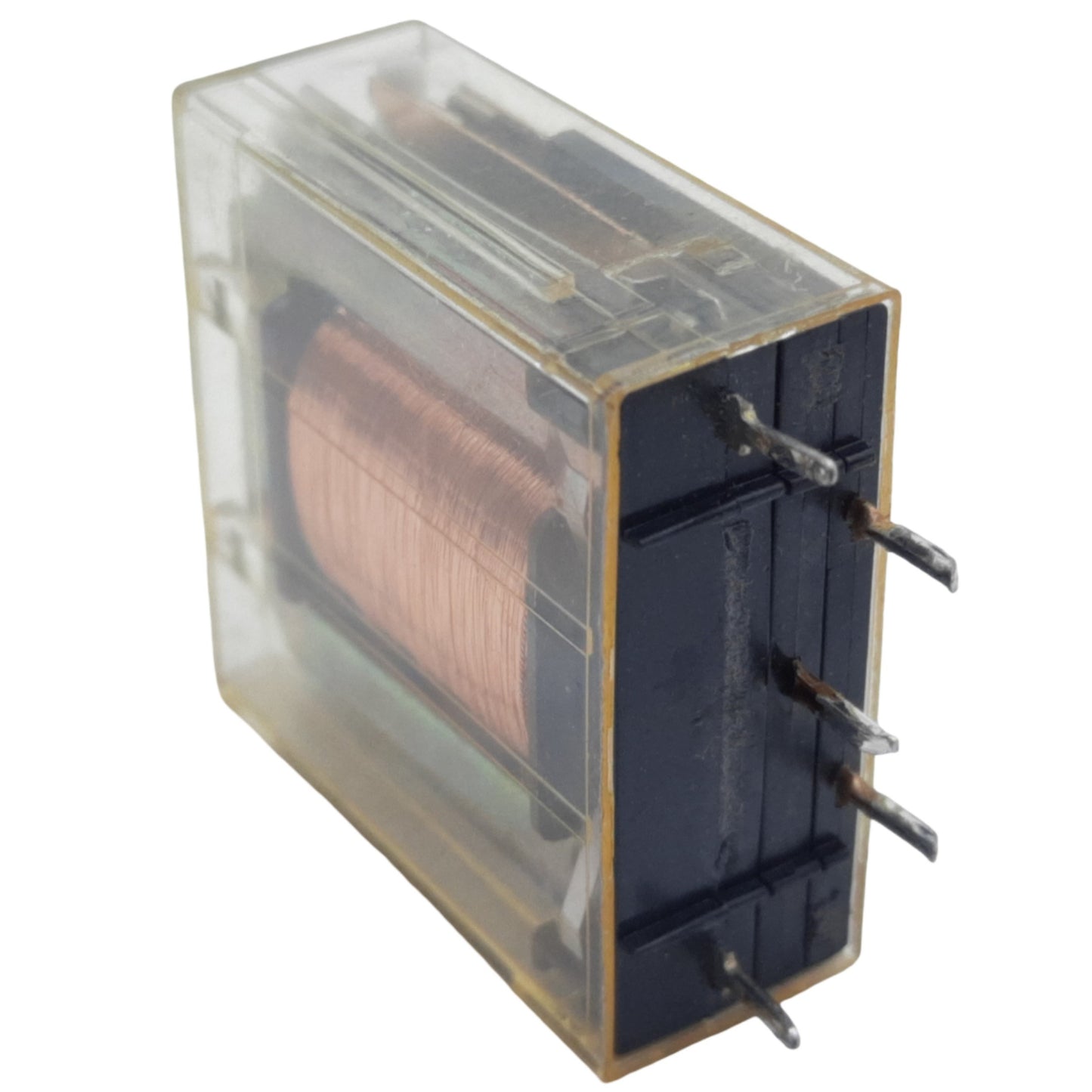Used Aromat NT1-DC12V Vertical Type Power Relay 5-Pin, 500Ω, 8A 250VAC, 5A 30VDC