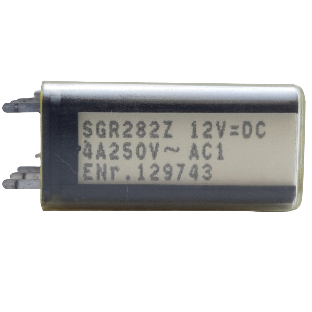 Used Lot of 2 Elesta SGR282Z Safety Relay 8-Pins, 2 CO, 4A 250V AC, Coil 12V DC
