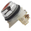 Used Square D 9001KR1RH16 Red Flush Momentary Push Button ø30mm, 1NC, 600VAC, 10A Max