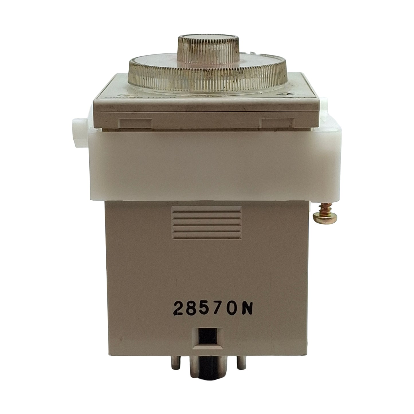 Used Omron H3CR-F8-300-AC100/240 Twin Timer Module, 1.2s-300hr, 100-240VAC, 1/16 DIN