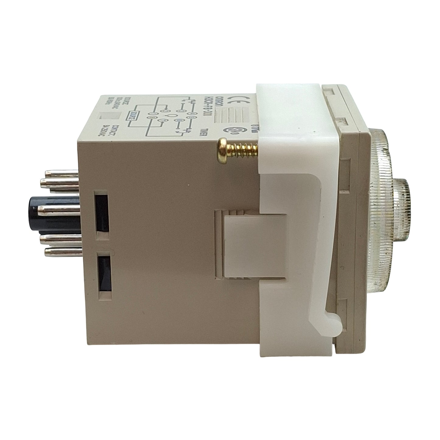 Used Omron H3CR-F8-300-AC100/240 Twin Timer Module, 1.2s-300hr, 100-240VAC, 1/16 DIN