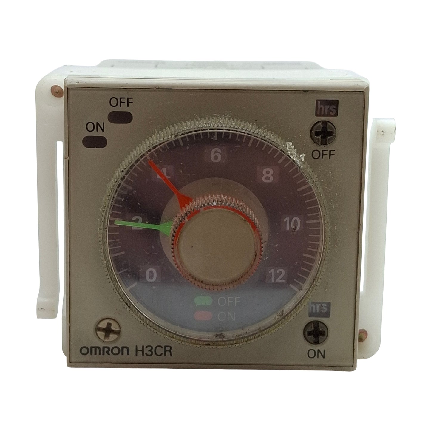 Used Omron H3CR-F8-300-AC100/240 Twin Timer Module, 1.2s-300hr, 100-240VAC, 1/16 DIN