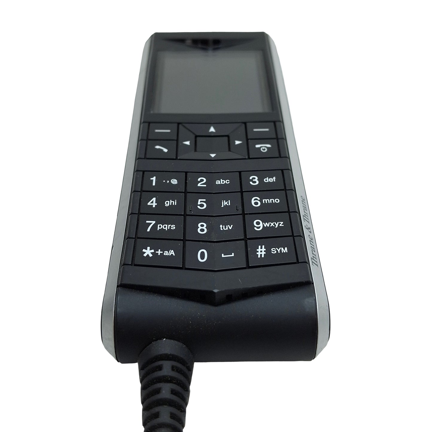 Used Sailor Thrane & Thrane TT-3672A Fleetbroadband Handset, RJ45, 1m Coil Cable