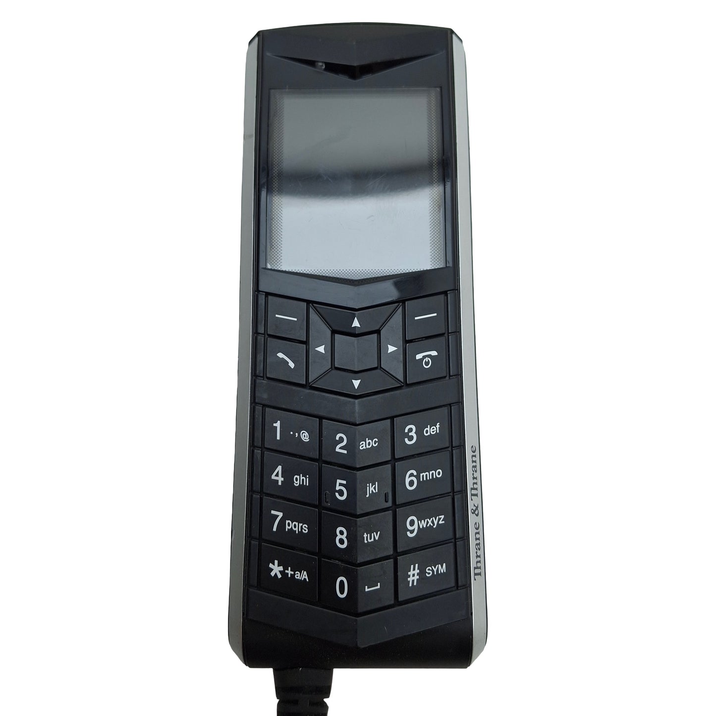 Used Sailor Thrane & Thrane TT-3672A Fleetbroadband Handset, RJ45, 1m Coil Cable