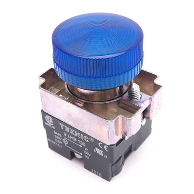 New Altech 2PLB6LB-130 TEKNIC Blue Indicator Pilot Light, 22.5mm, 130VAC/DC