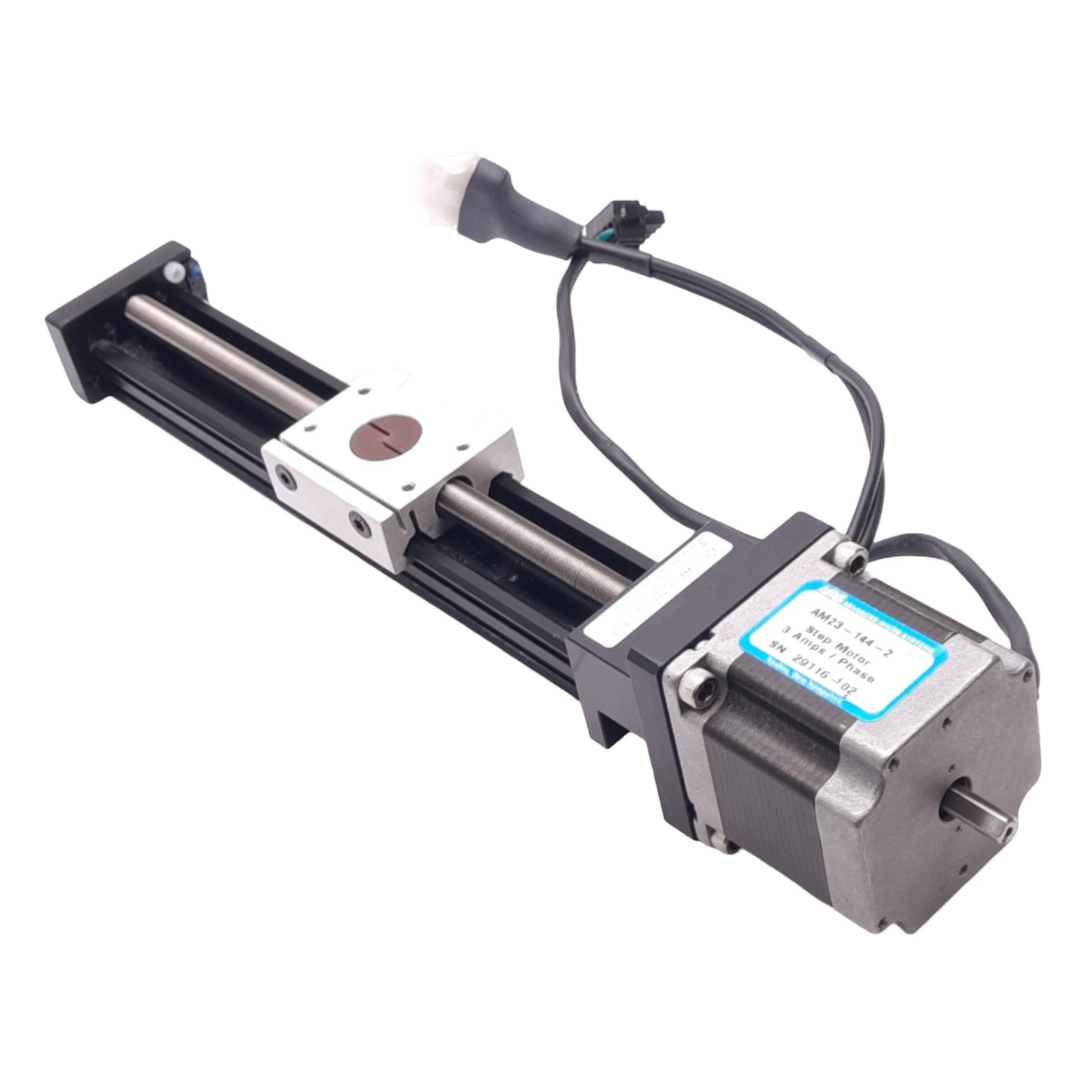 Used Velmex XN10-0060-E25-21 XSlide Motorized Linear Stage, 6in Travel, 1/40in Pitch