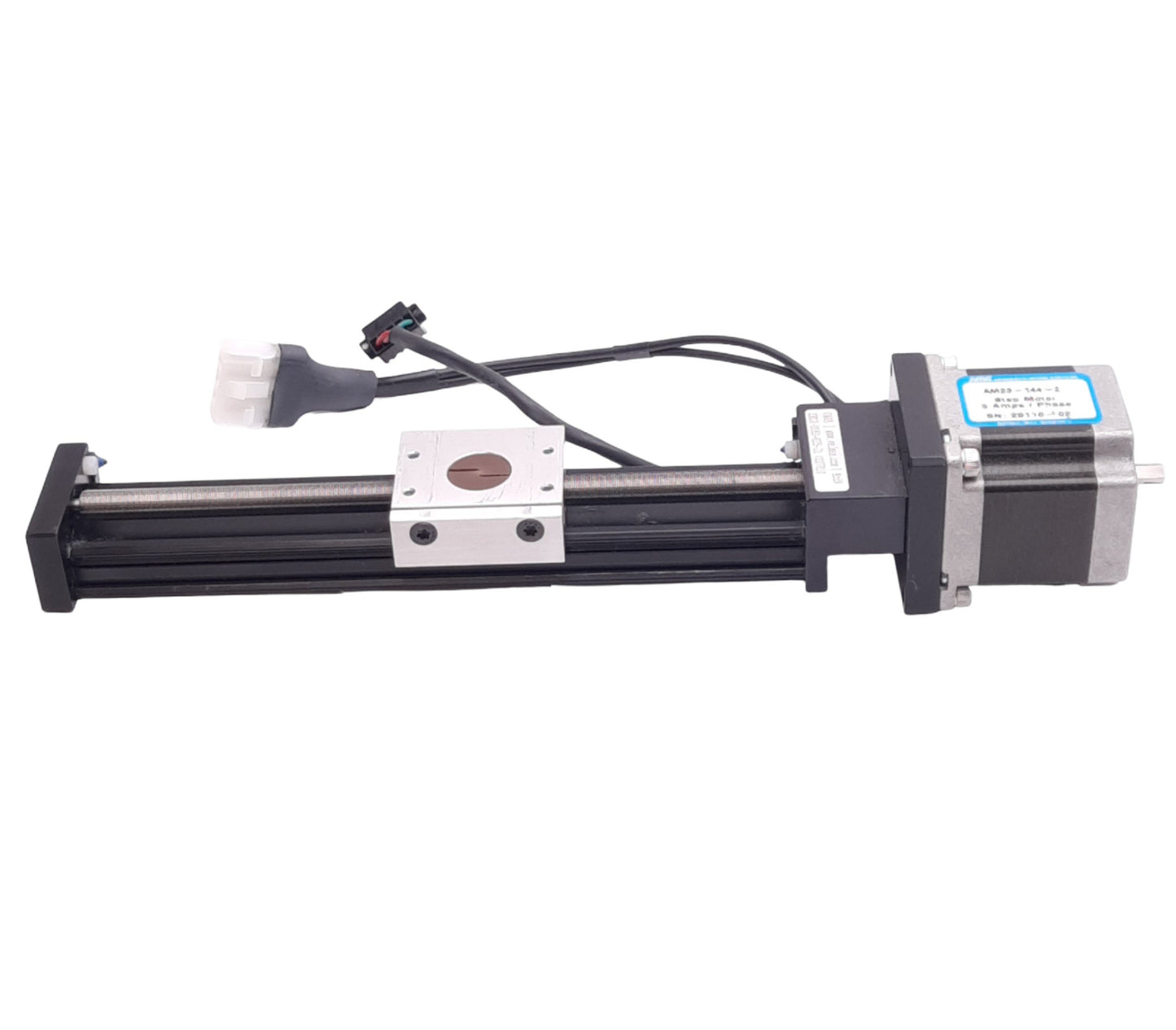 Used Velmex XN10-0060-E25-21 XSlide Motorized Linear Stage, 6in Travel, 1/40in Pitch